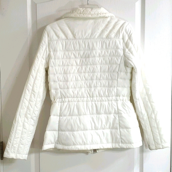 GUESS White Puffer Jacket M NWOT - Picture 5 of 16